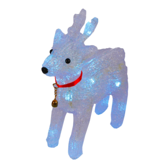 Фигура акриловая светящ. "Олень" 8 режимов 25см /20-20-4/ /24/