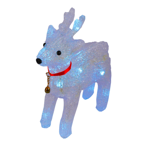 Фигура акриловая светящ. "Олень" 8 режимов 25см /20-20-4/ /24/