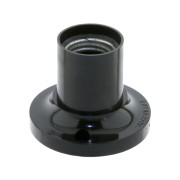 Патрон настенный прямой черный Е27 483261/10/