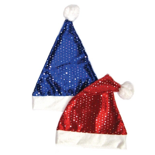 Шапка Снегурочки синяя JA-J-220 /12/ /360/