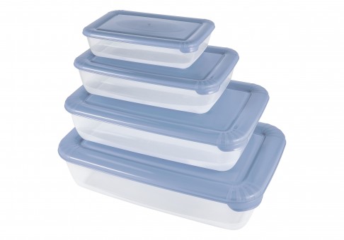 Н-р контейнеров "Лайт" 4 шт.  (0,46+0,9л+1,9+3 л) для СВЧ С556