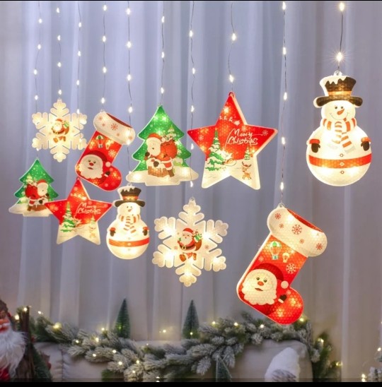 Гирлянда "Звездочка растресканная" в ассортименте 20л 4 м