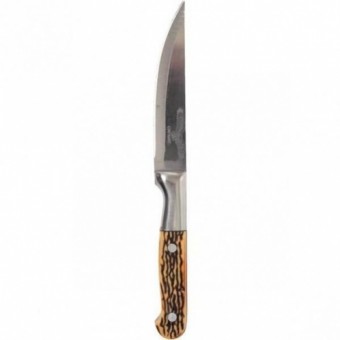 Нож кухонный с костяной ручкой большой К-117