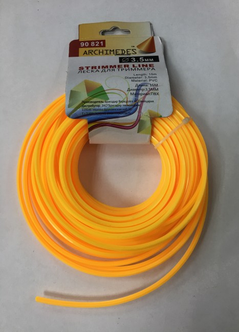 Леска д/триммера 3.5мм 15м (звезда )007 JA28