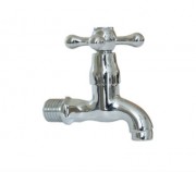 Кран водоразборный плас. 1/2 нар. хром Ю Кран водоразборный плас. 1/2 нар. хром Ю