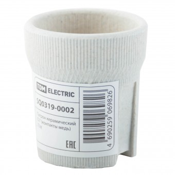 Патрон керамический Е27 TDM 330846