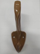 Крючок-вешалка двухрожковый пластик бежевый отк-5418 Крючок-вешалка двухрожковый пластик бежевый отк-5418