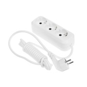 Сетевой фильтр  "БОЕЗАПАС" У5-Е 5-и  роз.10А (белый) 3м Сетевой фильтр  "БОЕЗАПАС" У5-Е 5-и  роз.10А (белый) 3м