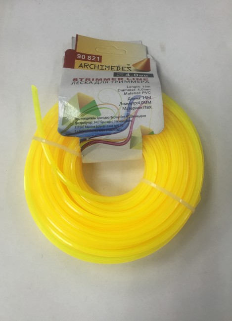 Леска д/триммера 4,0мм 15м (звезда ) JA29