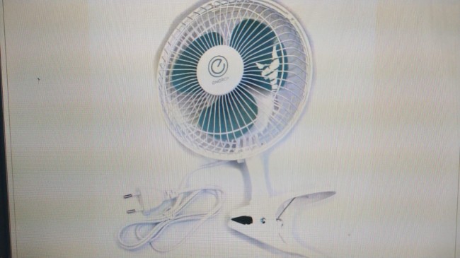 Вентилятор настольный Energy-0608s на прищепке 2 скорости 103753