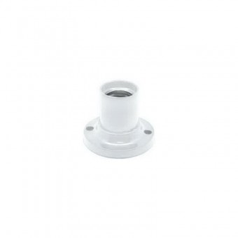 Патрон накладной прямой Е14 белый Ecola AB7SLWEAY 483267