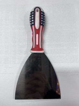 Шпатель 150мм с комбинированной ручкой (флаг) /12/ отк-4697