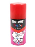 Спрей Рефтамид Baby от года   мошка анти комар до 2-х часов  100мл Спрей Рефтамид Baby от года   мошка анти комар до 2-х часов  100мл