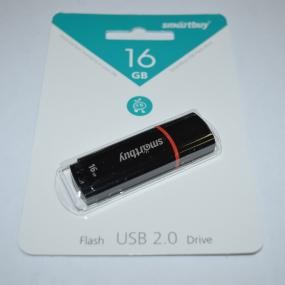 USB накопитель 16 GB Smart Buy Crown Series Black